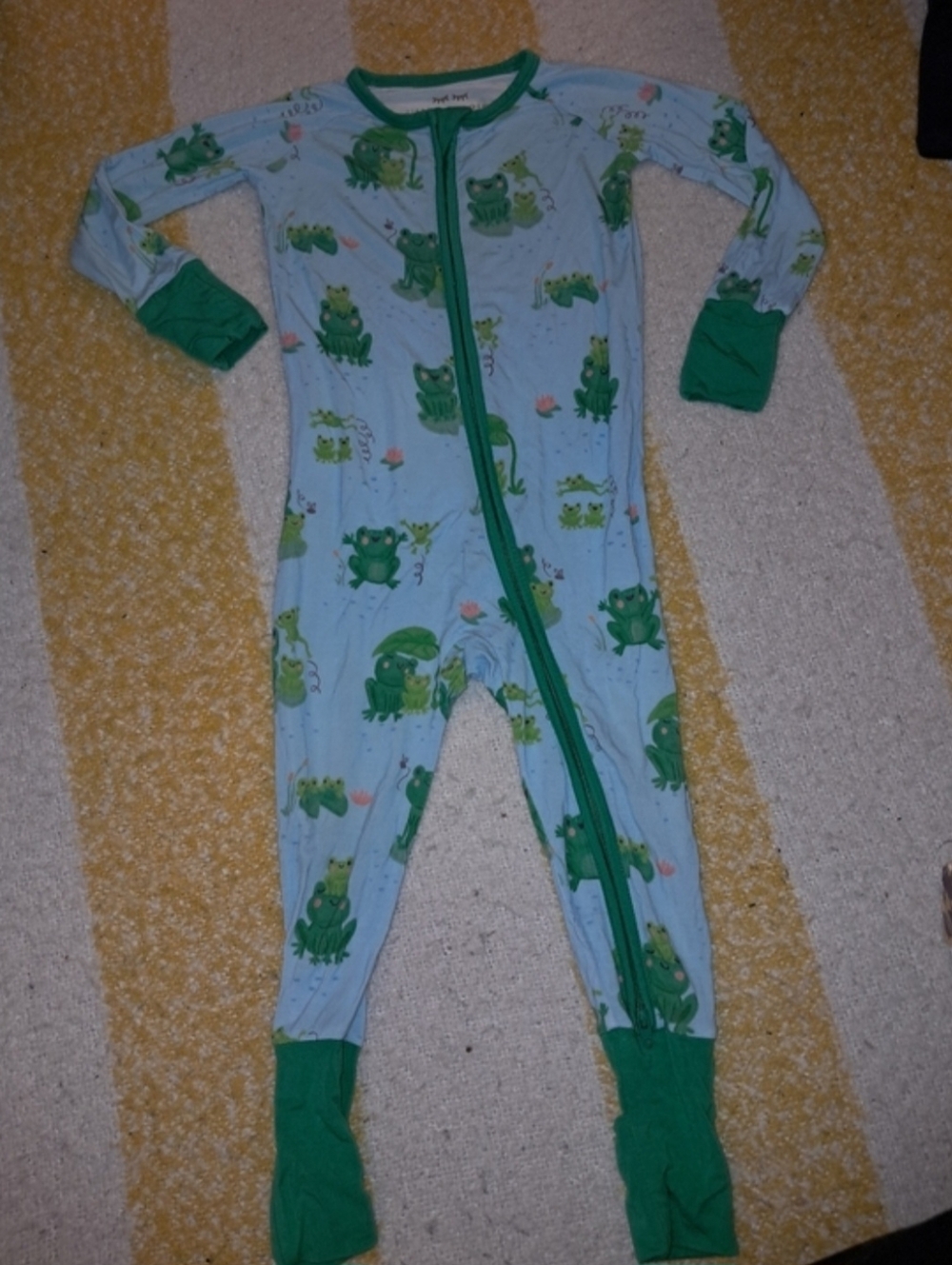 Little Sleepies brand Little girls or boys size 12-18 months Bamboo pajama